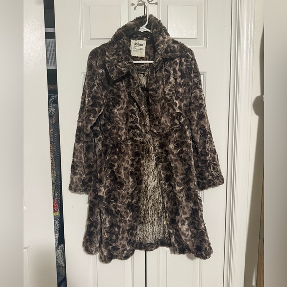 dylan Jackets & Blazers - Dylan Chocolate Faux Fur Coat